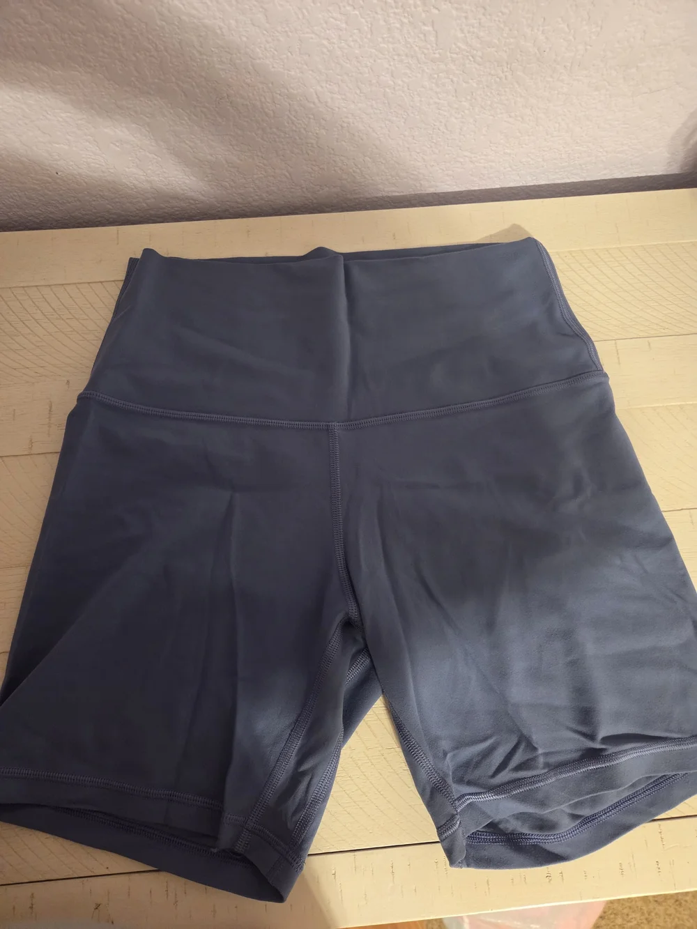 lululemon athletica Light Blue High-Rise Bike Shorts 6